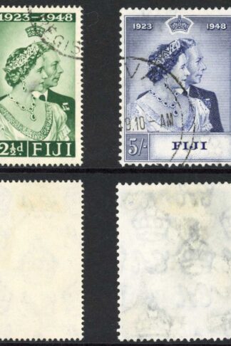 Fiji SG270/1 Silver Wedding Fine used Cat 14 pounds