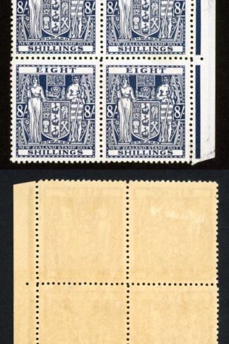 New Zealand SGF199 Mult Wmk 3 x U/M Fresh Colour Cat 400 pounds