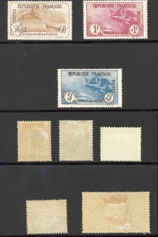 France SG370/77 1917 War Orphans Fund M/M Cat 3853.75 pounds