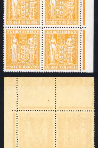 New Zealand SGF191 1/3 Orange-yellow Mult Wmk U/M Fresh Colour Cat 84 pounds