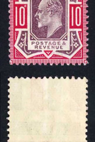 KEVII Spec M43(3) 10d Slate Purple and Deep carmine (c) Fine U/M