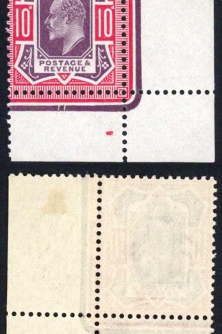 SG254 10d Dull purple and carmine DLR U/M