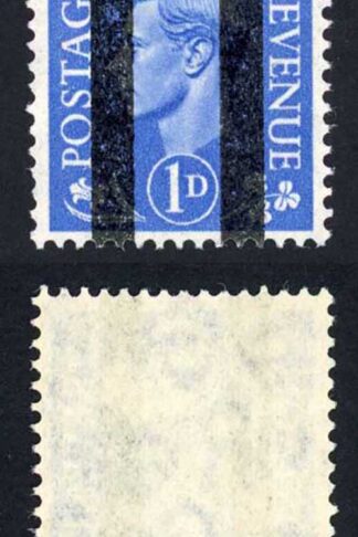 KGVI 1d Pale Ultramarine with Post Office Training Bars U/M