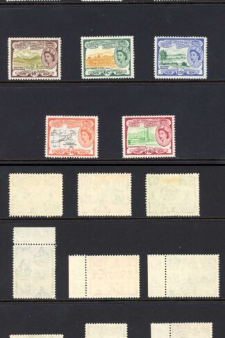 St Kitts SG106a/18 Set (NO 24c cat 30p) M/M Cat 95 pounds