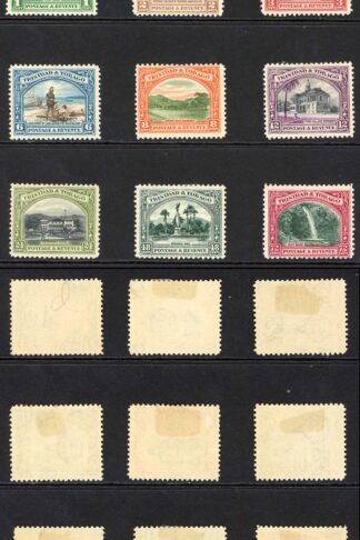 Trinidad and Tobago SG230/8 1935 Set of 9 M/M (hinge remainders) cat 80 pounds