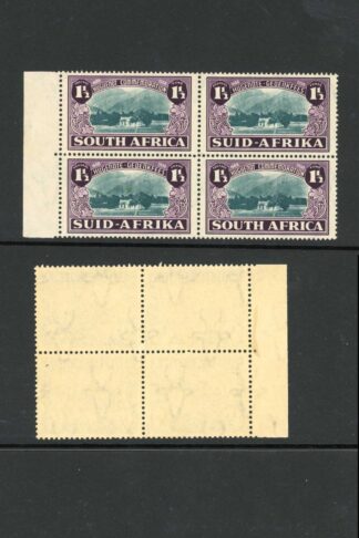 South Africa SG82/4 1939 Huguenot M/M Set in Blocks Cat 110+ pounds