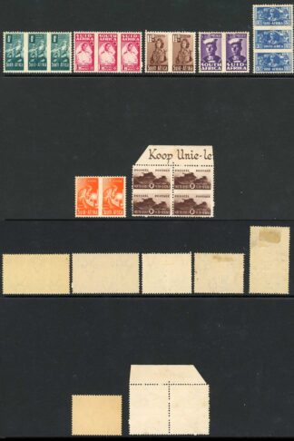 South Africa SG97/104 (no 2d) M/M (1/- no gum)