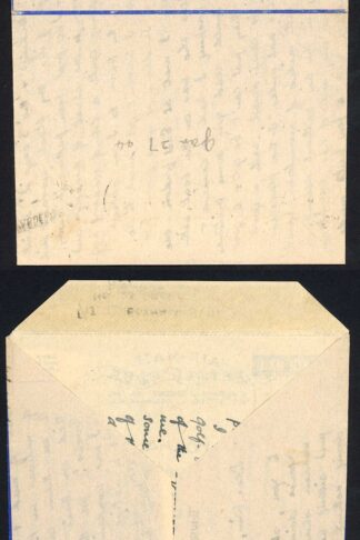 South Africa 1944 Active Service Letter Card