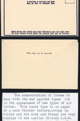 Navy 1945 Air Letter to England