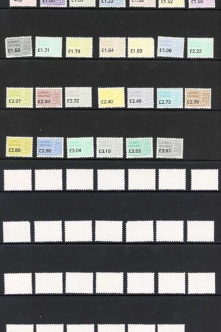 Guernsey Insurance Stamps BF 274/300 Set of 27 U/M BF Selling price 127.50 poun