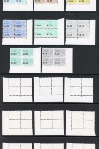 Guernsey Insurance Stamps BF 275/300 no 49p U/M BF Selling price 496 pounds
