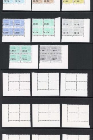 Guernsey Insurance Stamps BF 275/300 no 49p U/M BF Selling price 496 pounds