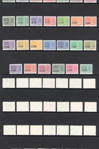 Guernsey Insurance Stamps 27 Values U/M BF Selling price 120 pounds