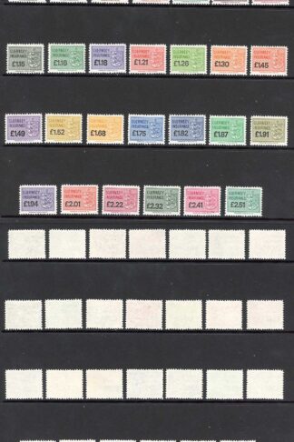 Guernsey Insurance Stamps 27 Values U/M BF Selling price 120 pounds