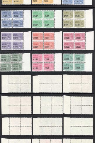 Guernsey Insurance Stamps 27 Values U/M BF Selling price 480 pounds