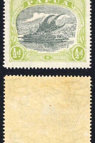 Papua SG93w 1916 1/2d Wmk Sideways to right M/M Cat 32 pounds