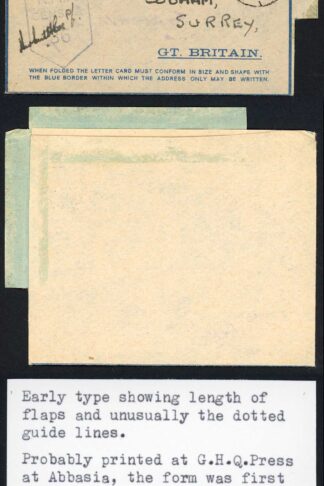 Egypt to UK Early type cancelled 18 May 1941