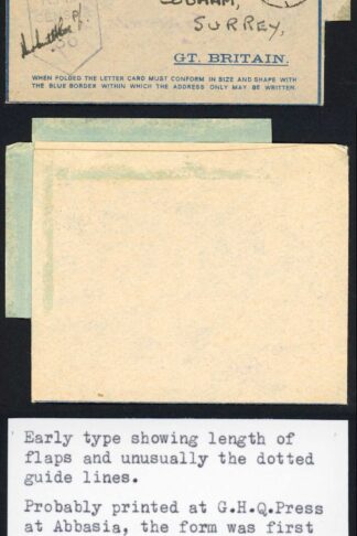 Egypt to UK Early type cancelled 18 May 1941
