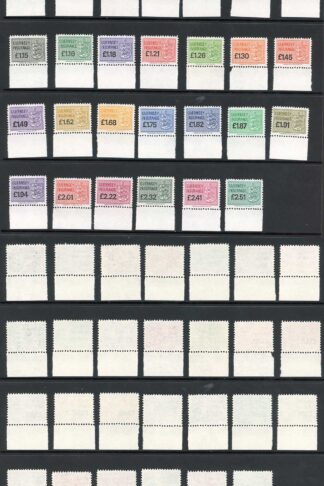 Guernsey Insurance Stamps 27 Values U/M BF Selling price 120 pounds