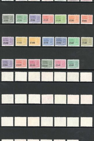 Guernsey Insurance Stamps 27 Values U/M BF Selling price 120 pounds