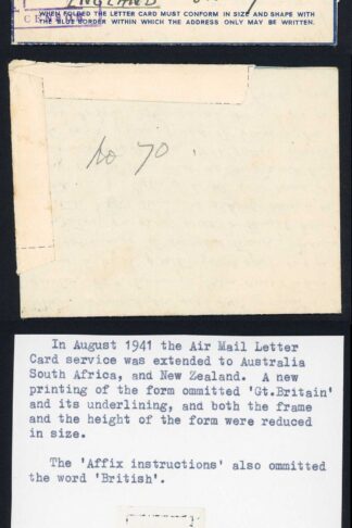 Palestine Airmail Letter written by a Lt.Col. with a Censor Hand-stamp