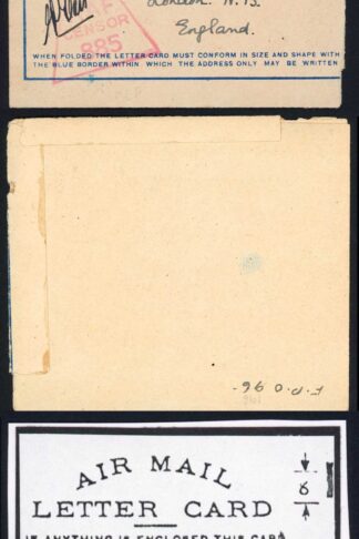 Egypt Airmail Letter 20th Sept 1942 with RAF Sensor Mark