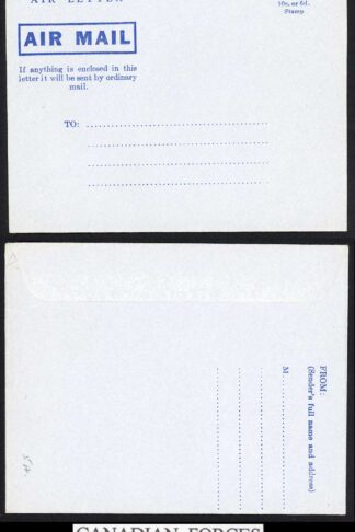 Canadian Armed Forces Air Letter Mint
