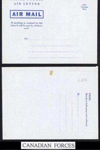 Canadian Armed Forces Air Letter Mint