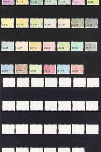 Guernsey Insurance Stamps BF 327/353 Set of 27 U/M BF Selling price 135 pounds