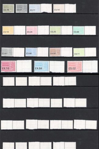 Guernsey Insurance Stamps BF 327/353 Set of 27 U/M BF Selling price 135 pounds