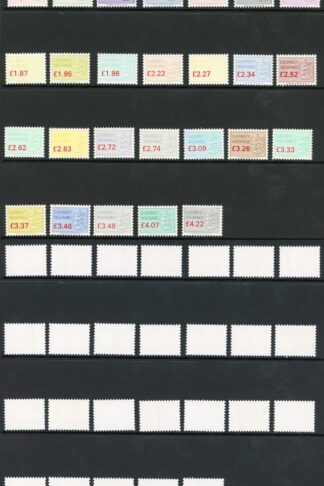 Guernsey Insurance Stamps BF 301/326 Set of 26 U/M BF Selling price 122.50 poun