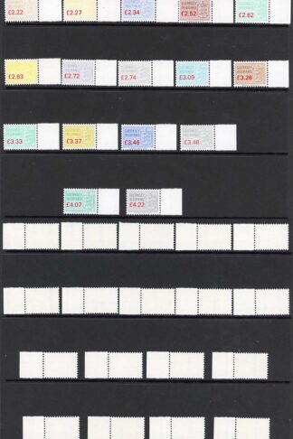 Guernsey Insurance Stamps BF 301/326 Set of 26 U/M BF Selling price 122.50 pounds