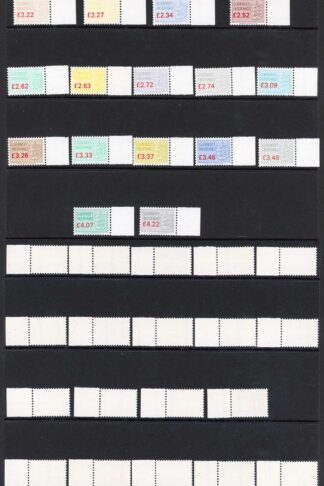 Guernsey Insurance Stamps BF 301/326 Set of 26 U/M BF Selling price 122.50 pounds