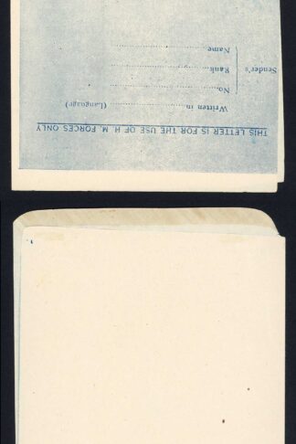Indian Privilege Mint Airmail Lettersheet