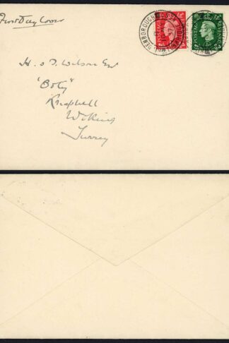 KGVI 1/2d and 1d on a 10 May 1937  First Day Cover