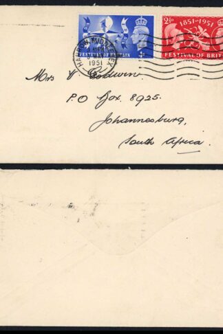 KGVI Festival of Britain 3 May 1951 First Day Cover