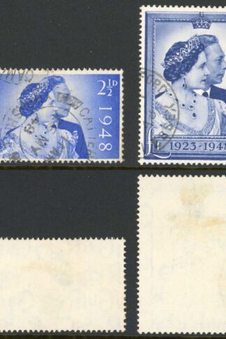 SG493/4 1948 Silver Wedding CDS Set
