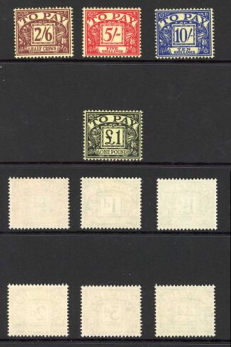 SGD56-D68 1/2d - One Pound wmk crowns Set of 13 Fine M/M