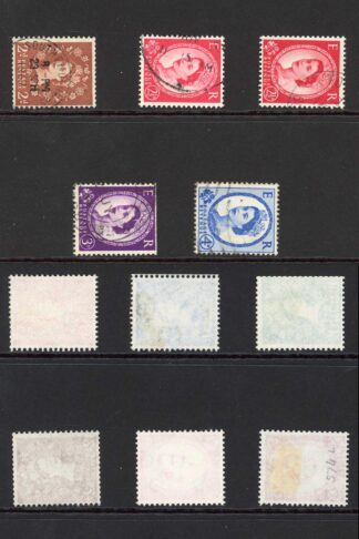 SG570a/576ab Crowns sideways Set 8 values fine used