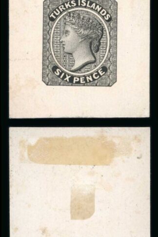 Turks Is 1867 1d 6d 1/- set of 3 original Perkins Bacon die proofs Ex Ludington