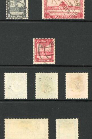 Pakistan SG44/51 Used Set of 8 Cat 9.50 pounds