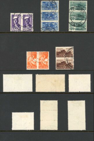 South Africa SG97/104 Used Set in pairs/strips Cat 38 pounds