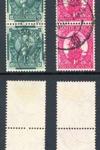 South Africa SG105/6 Redrawn Set of 2 Cat 18 pounds