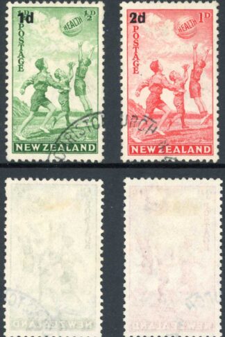 New Zealand SG611/2 1939 Health Set Cat 10 pounds