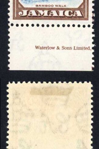 Jamaica SG131 2/- Blue and Chocolate M/M Cat 35 pounds