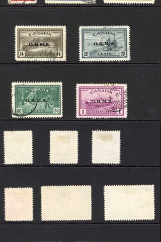 Canada SGO162/71 OHMS set of 10 Fine used Cat 275 pounds