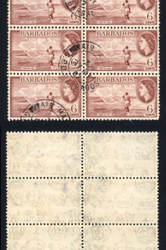 Barbados SG294 6c Block of TEN