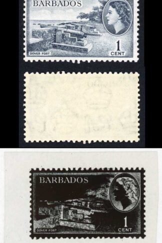Barbados SG289 1c Bromide RARE