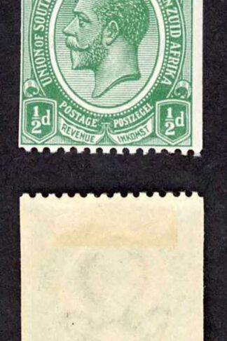 South Africa SG18 1/2d Green Coil Stamp Pair (1 x U/M) Cat 12+ pounds