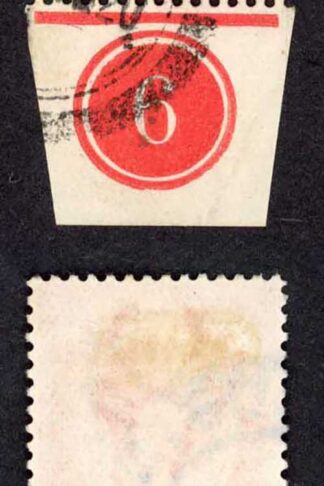 South Africa SG4 1d Plate example Used